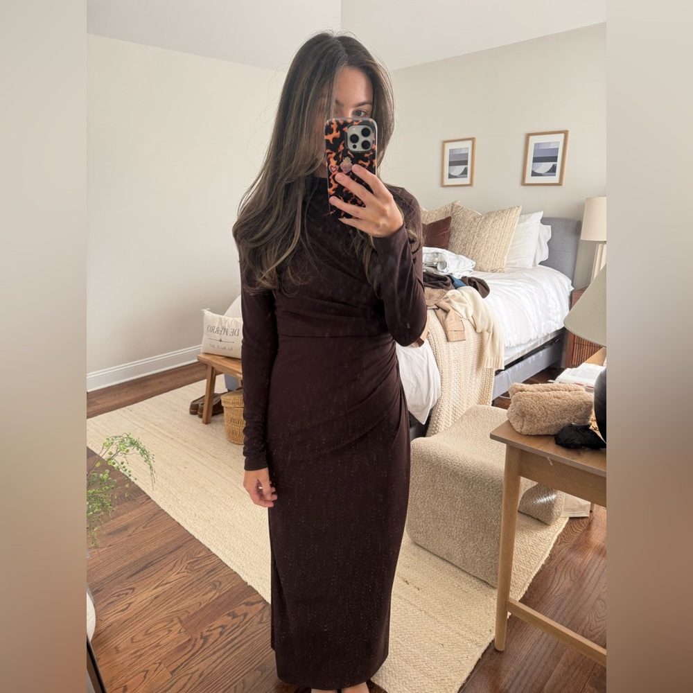 Zara Draped Midi Dress